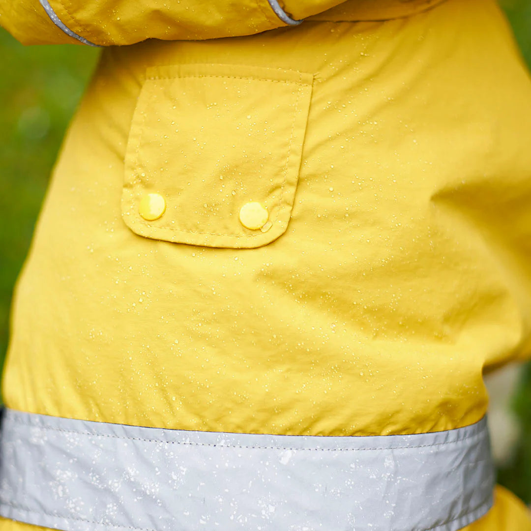 Cosy Dog Rain Coat - Mustard