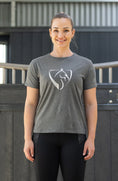 Load image into Gallery viewer, BARE Silver Logo T-Shirt - Dark Grey
