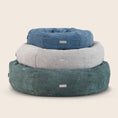 Load image into Gallery viewer, Panelled Cuddler Dog Bed
