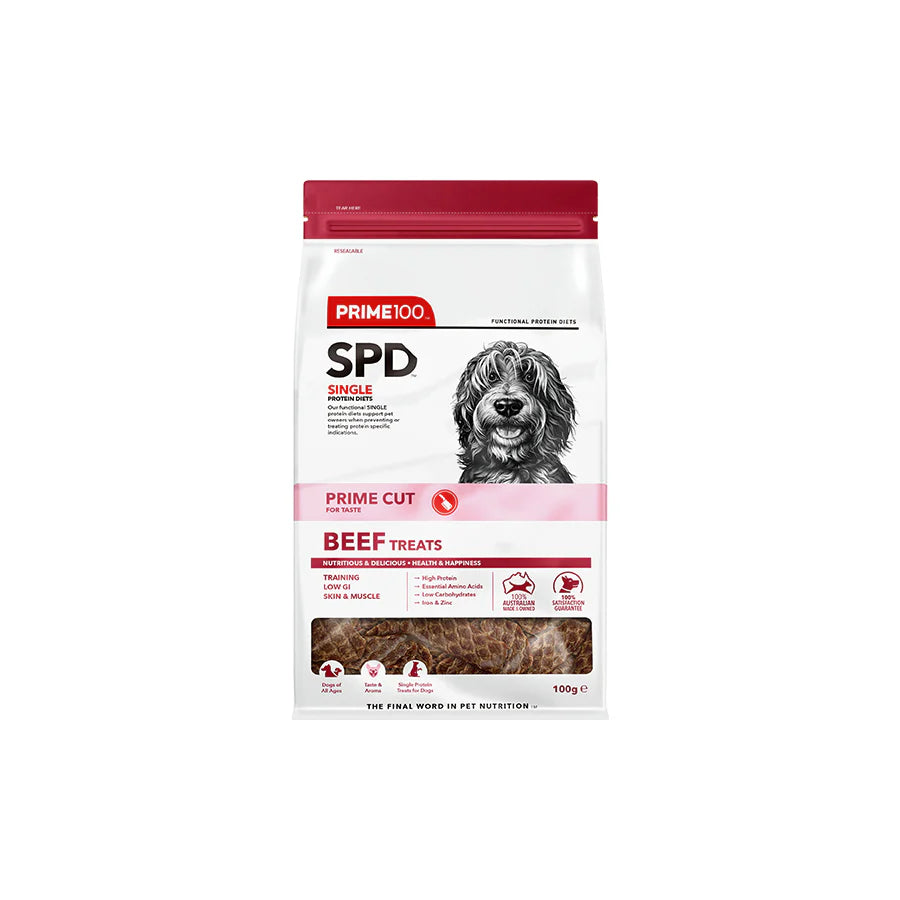 SPD™ Prime Cut Beef Treats 100g