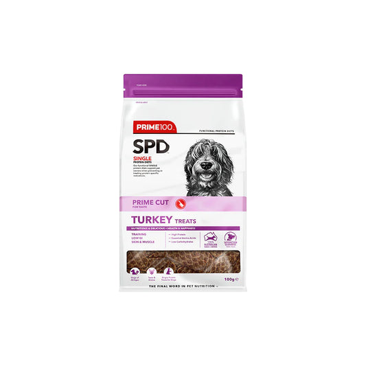 Prime100 SPD™ Prime Cut Turkey Treats 100g