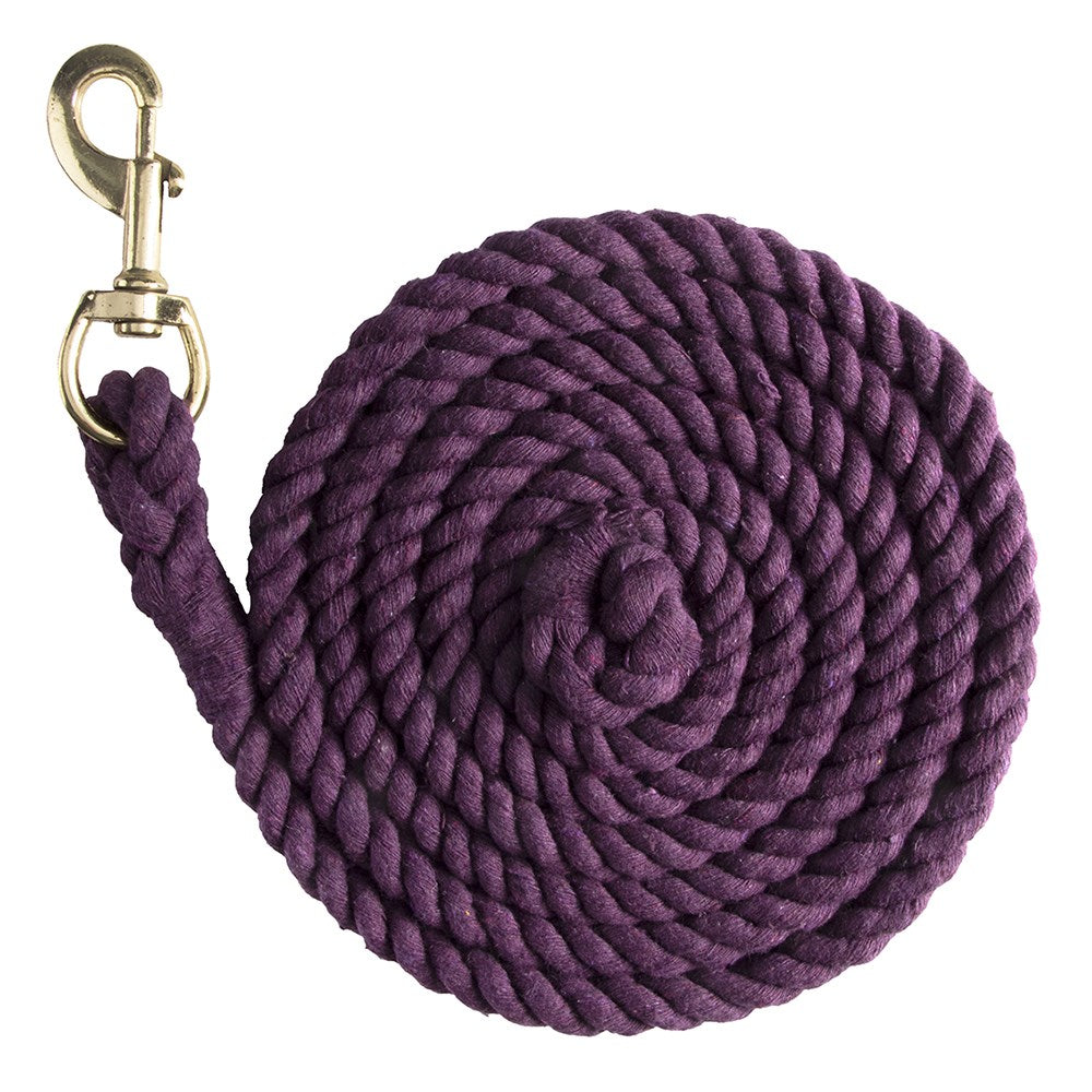 Heavy 3/4" Cotton Lead Rope - 10'