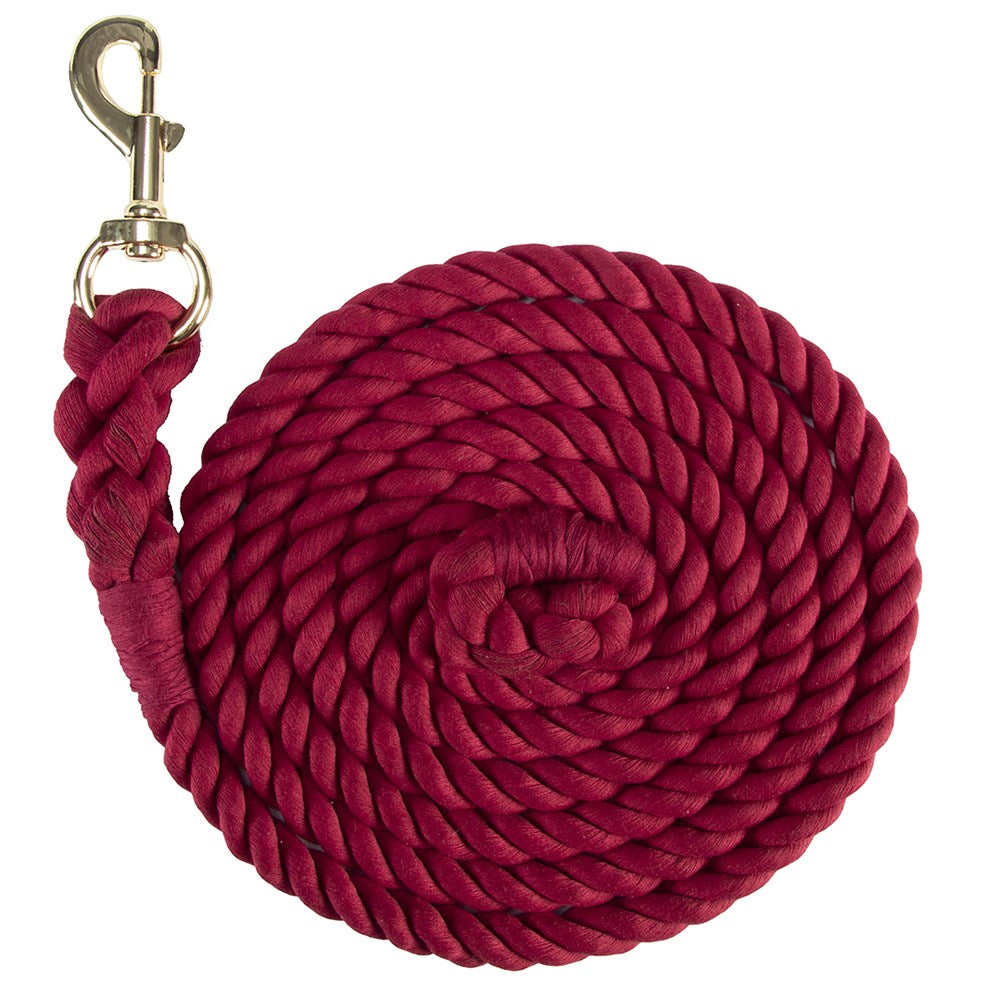 Heavy 3/4" Cotton Lead Rope - 10'