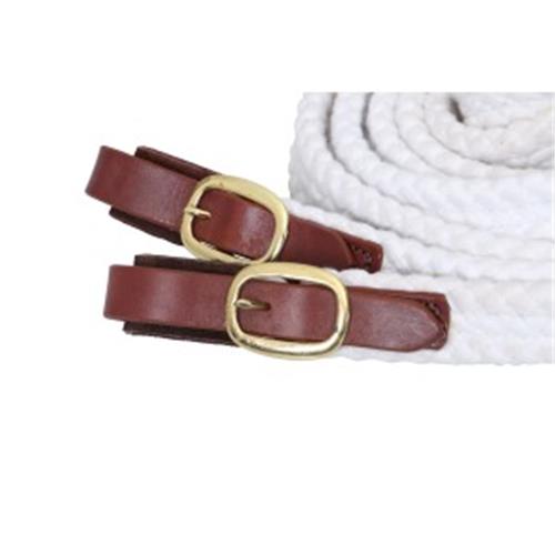 Cottonfields Hack Reins - White