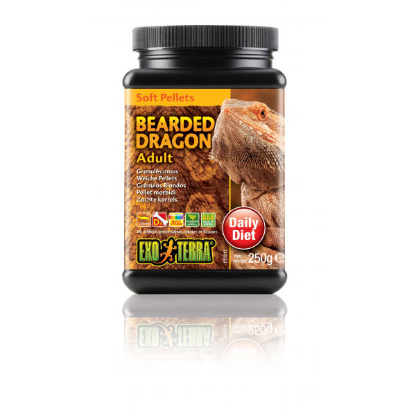 Exo Terra Bearded Dragon Food Adult Soft Pellets