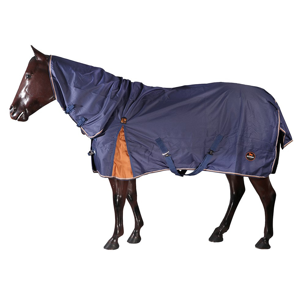 600D Lite Rain Sheet Combo Midnight Blue w/Gold Trim