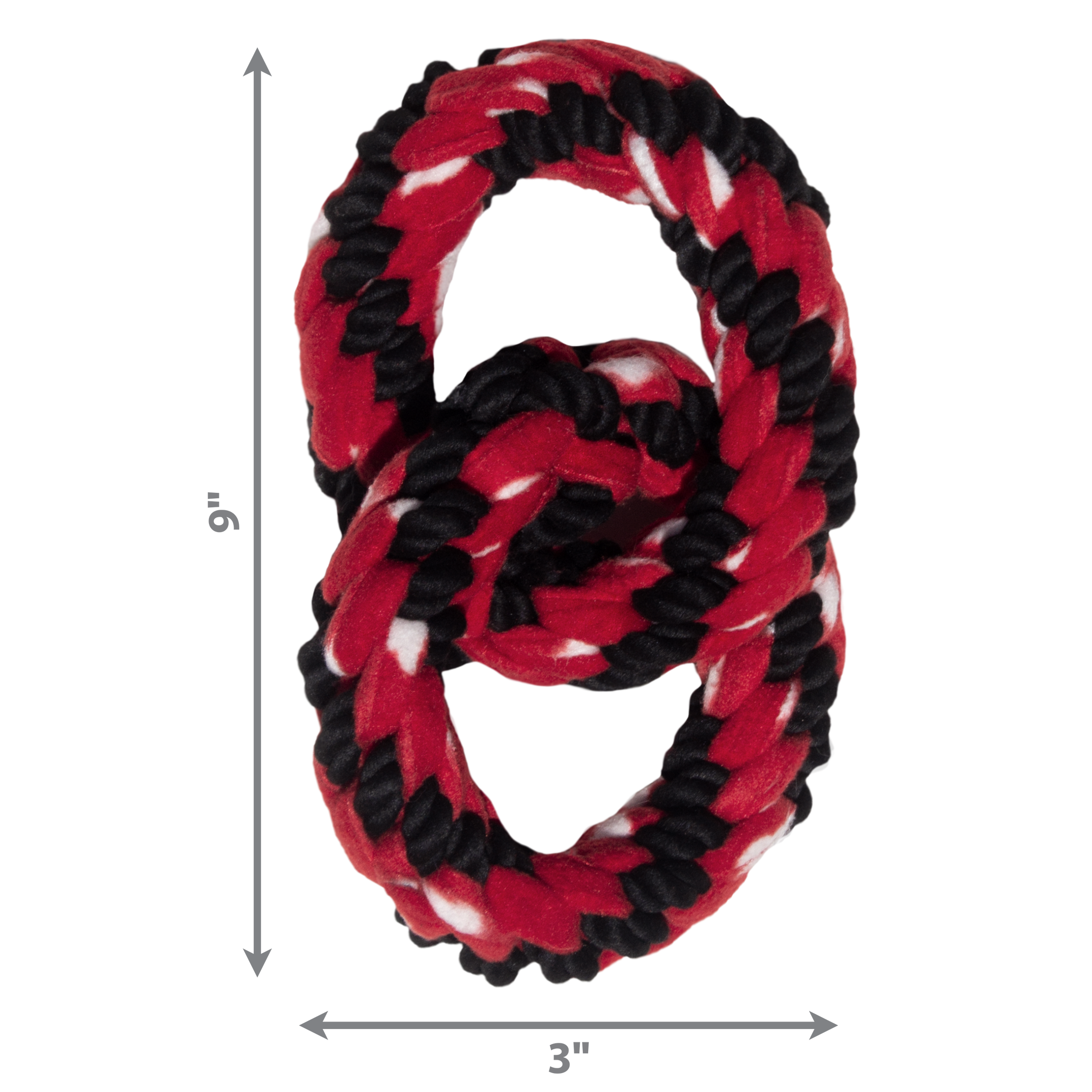 KONG - Signature Rope Double Ring Tug