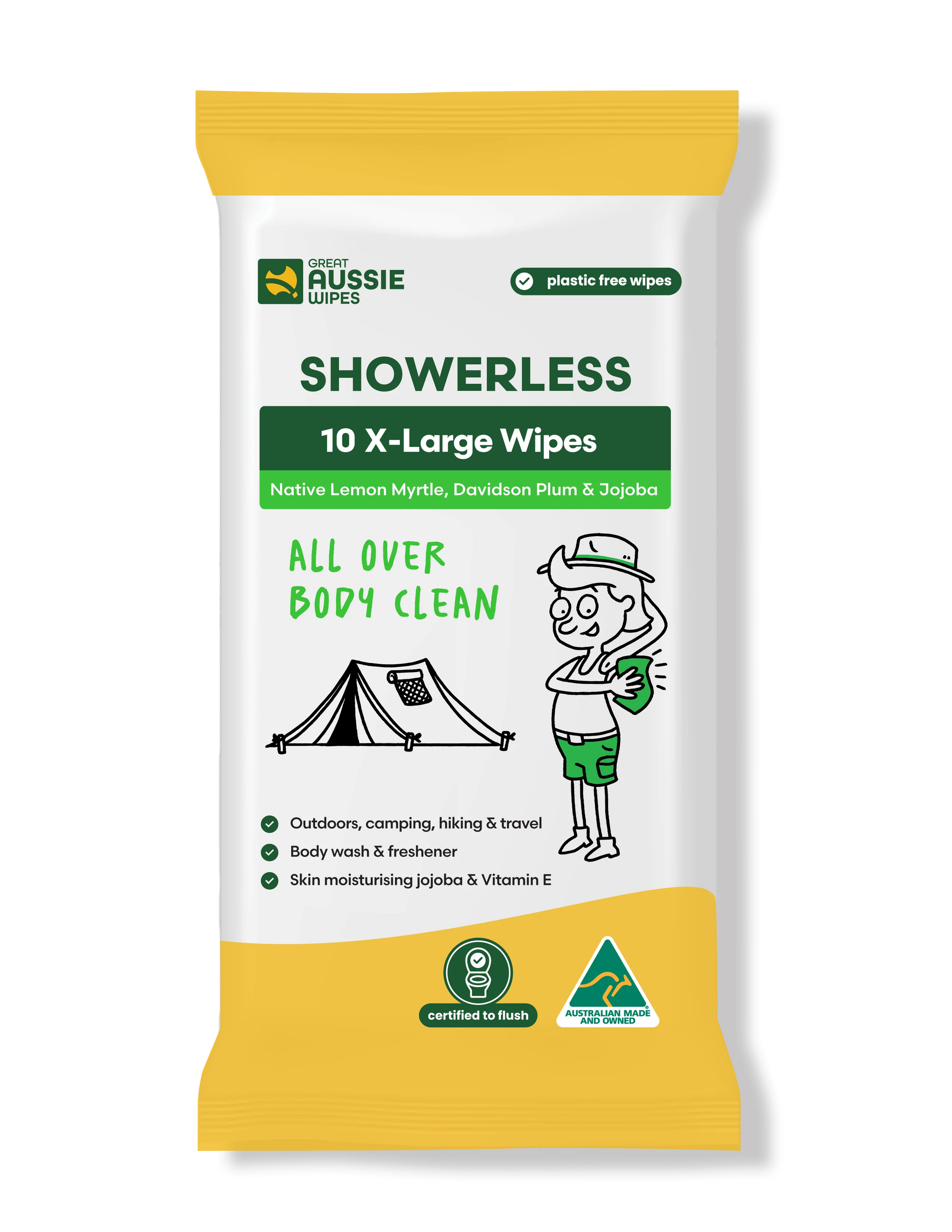 Showerless Wipes - X-Large
