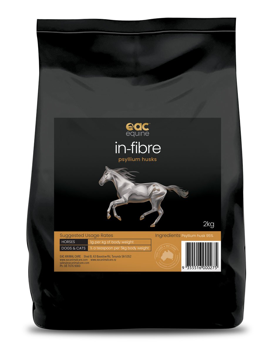 EAC Animal Care - In-Fibre Psyllium Husk 2kg - front of bag