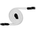 Load image into Gallery viewer, Vivid - Cotton Hack Reins - white reins, coiled
