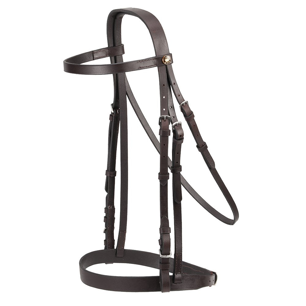 Jeremy & Lord Snaffle Bridle - Brown - Cob