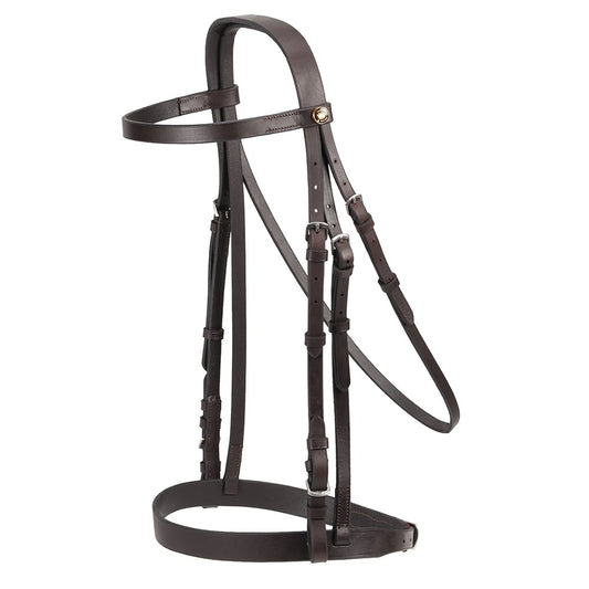 Jeremy & Lord Snaffle Bridle - Brown - Cob