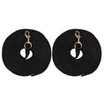 Load image into Gallery viewer, Showmaster - Cushionweb Long Lines - pair of black long lines, coiled
