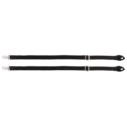 GG Australia - Nylon Rug Leg Straps - pair of black leg straps