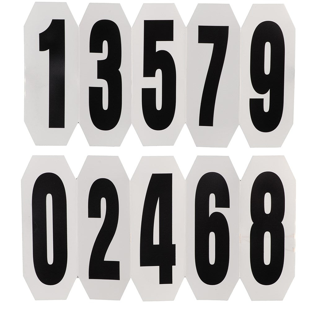Crystal Three Number Holder - included number set