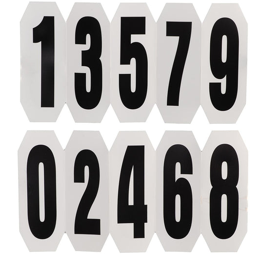 Crystal Three Number Holder - included number set