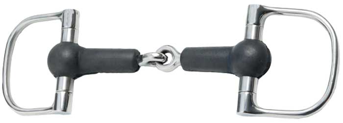 Zilco - Rubber Jointed Mouth Dee Bit - 12.5cm