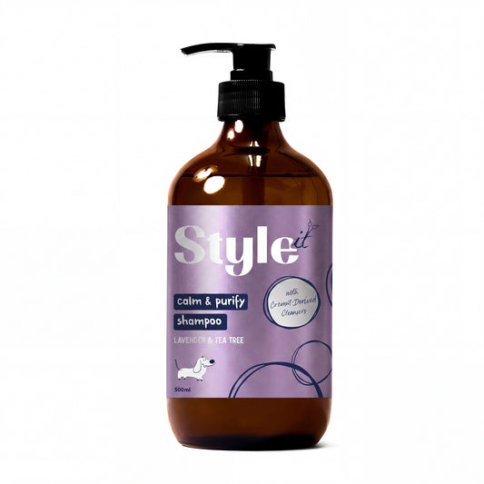 Style It - Lavender & Tea Tree Calm & Purifying Dog Shampoo 500ml