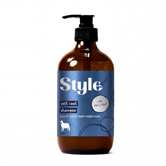 Style It - Shea Butter with Baby Powder Fresh Scent Dog Shampoo 500ml