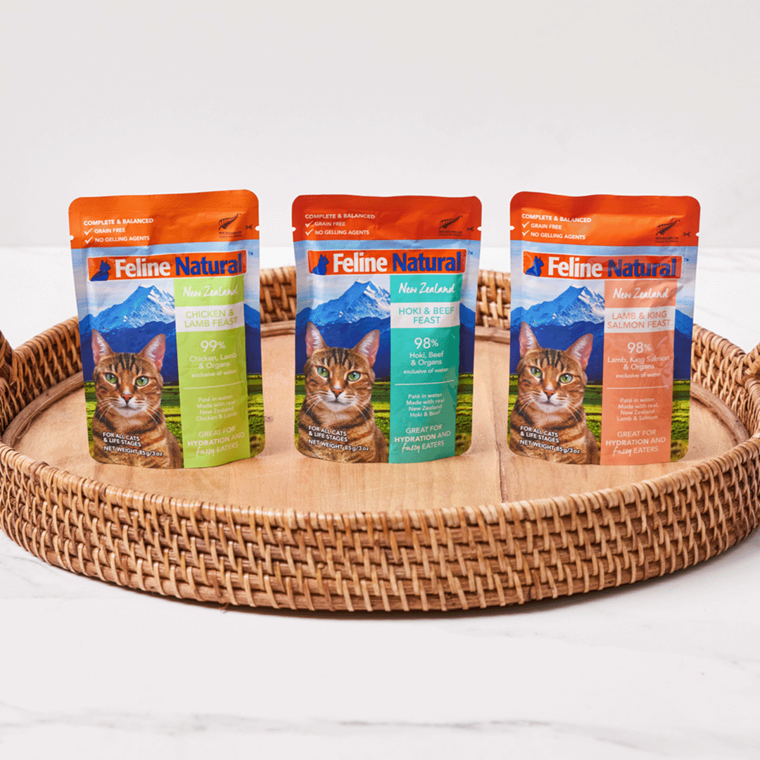 Feline Natural - Pouches Variety Box 85g (12 Pack)