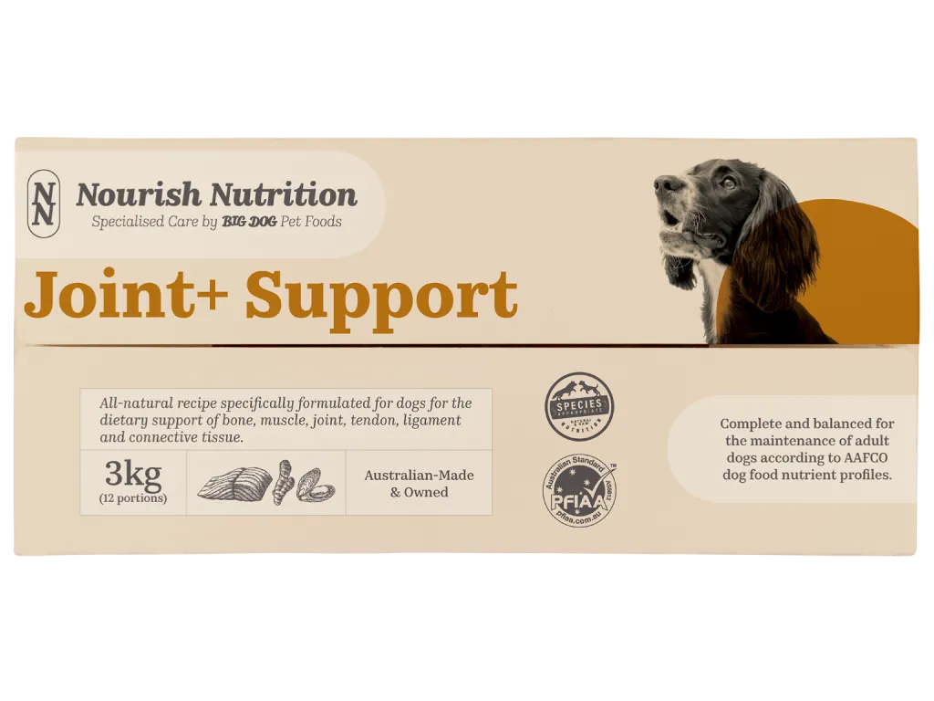 Big Dog - Nourish Nutrition Joint+ Support Raw 3kg