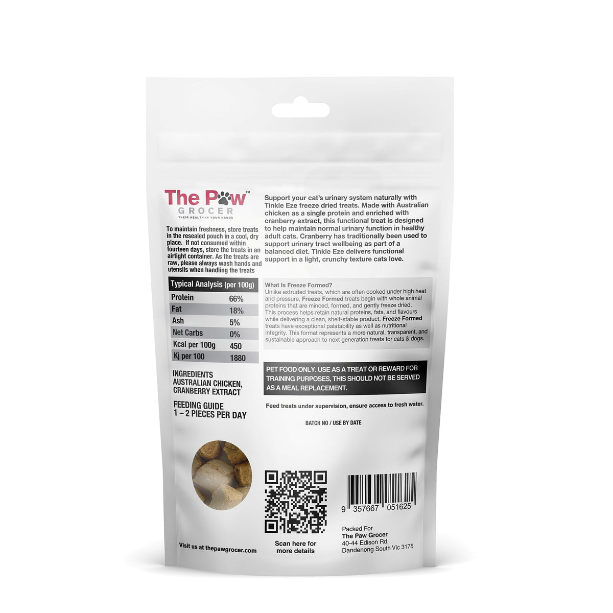 The Paw Grocer - Tinkle Eze Cat 50g