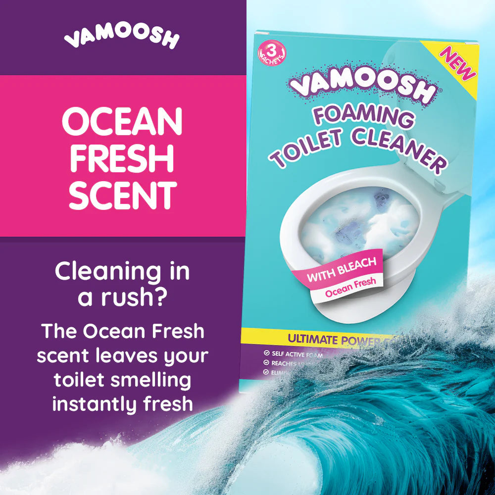 Vamoosh - Toilet Foam Cleaner 3 Sachets 3x100g