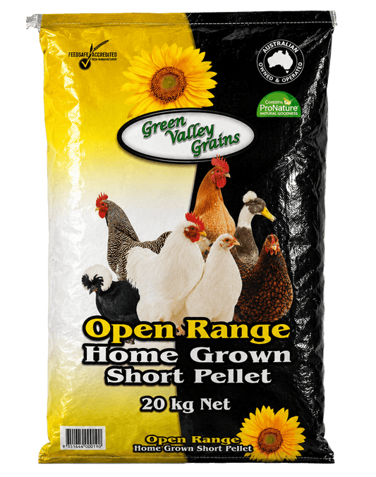 Green Valley - Open Range Home Grown Short Pellet 20kg