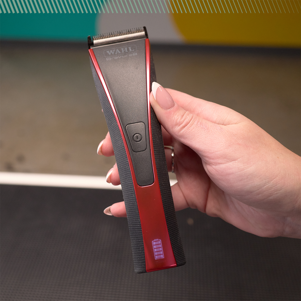 Wahl - Bravura2 Cordless Pet Clipper - held in hand