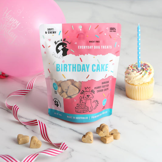 Mimi & Munch - Soft Bake Birthday Cake Dog Treats 90g