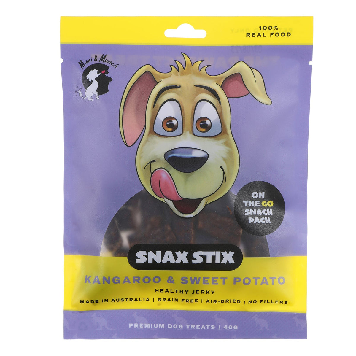 Mimi & Munch - Grab-and-Go Snax Stix Kangaroo & Sweet Potato 40g