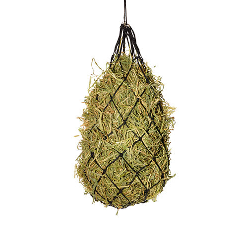 Bainbridge - Hay Net - Large Black filled with hay