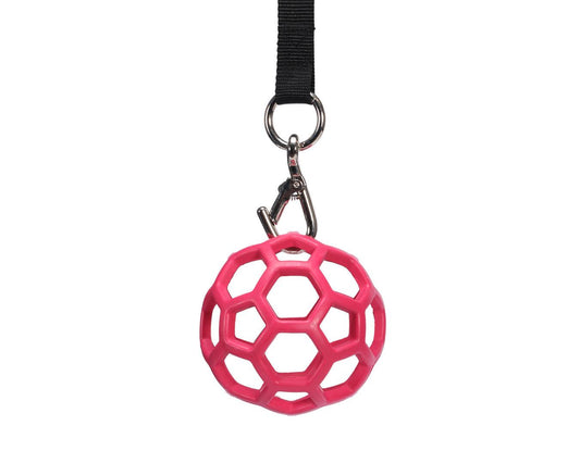 Horsemaster - Rubber Feed Ball Pink - product shot
