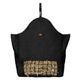 Load image into Gallery viewer, Fort Worth - Slow Feed Hay Bag Black - filled with hay
