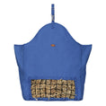 Load image into Gallery viewer, Fort Worth - Slow Feed Hay Bag Blue - filled with hay
