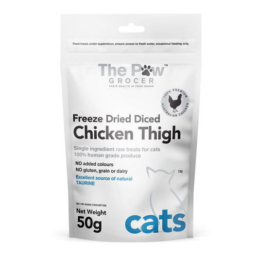 The Paw Grocer - Freeze Dried Diced Chicken Thigh