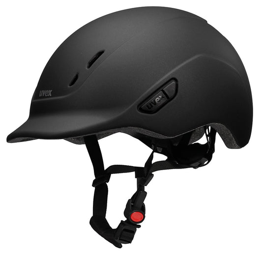 Uvex Kiddox Riding Helmet - Matt Black