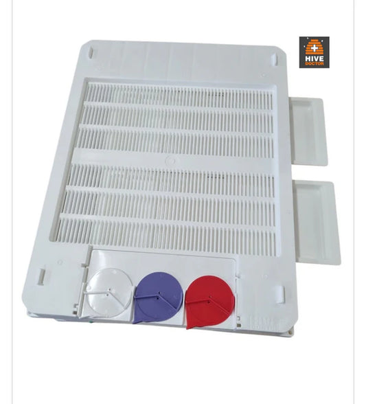 Hive Doctor Smart Bottom Board with Triple Entrance Disks & 2 trays - 8F