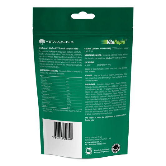 VitaRapid Tranquil Cat Treats 100g