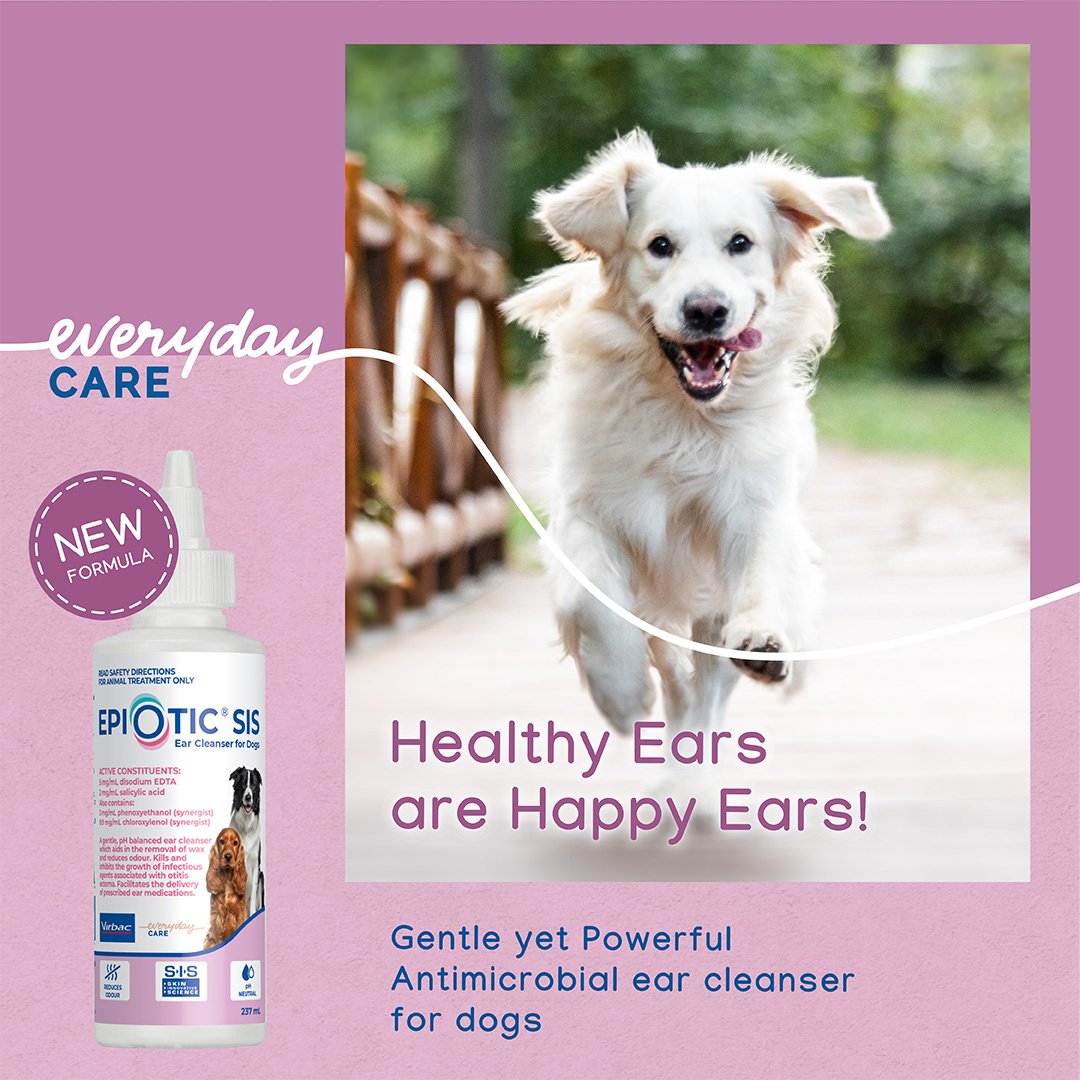 Virbac Epiotic SIS Ear Cleanser for Dogs