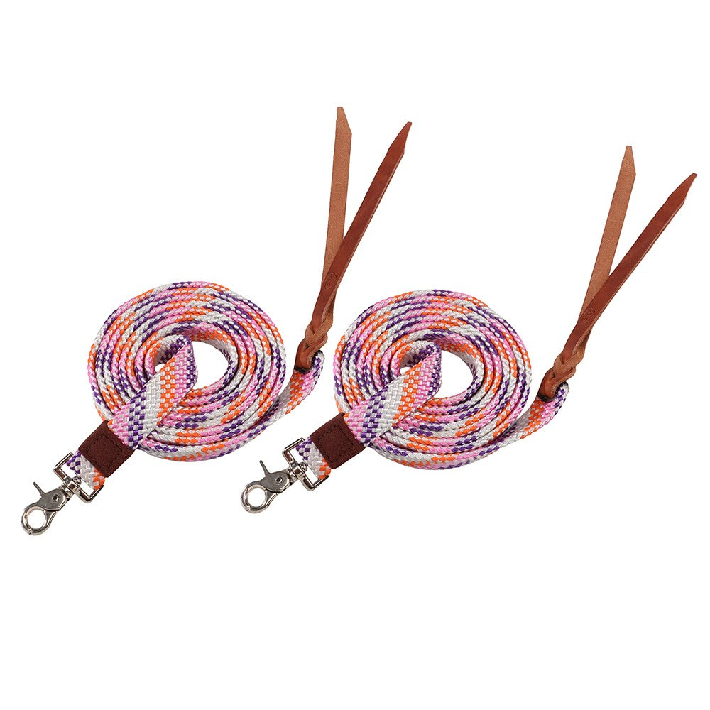 Vivid Split Reins - Rainbow