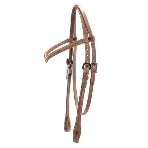 Texas-Tack Vee Brow Headstall