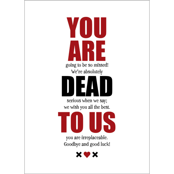 Defamations - You are dead to us