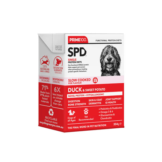 Prime100 - SPD™ Slow Cooked Duck & Sweet Potato 354g