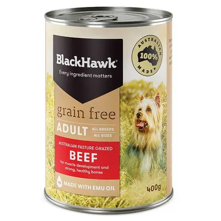 Black Hawk Grain Free Adult Beef Wet Dog Food Slab