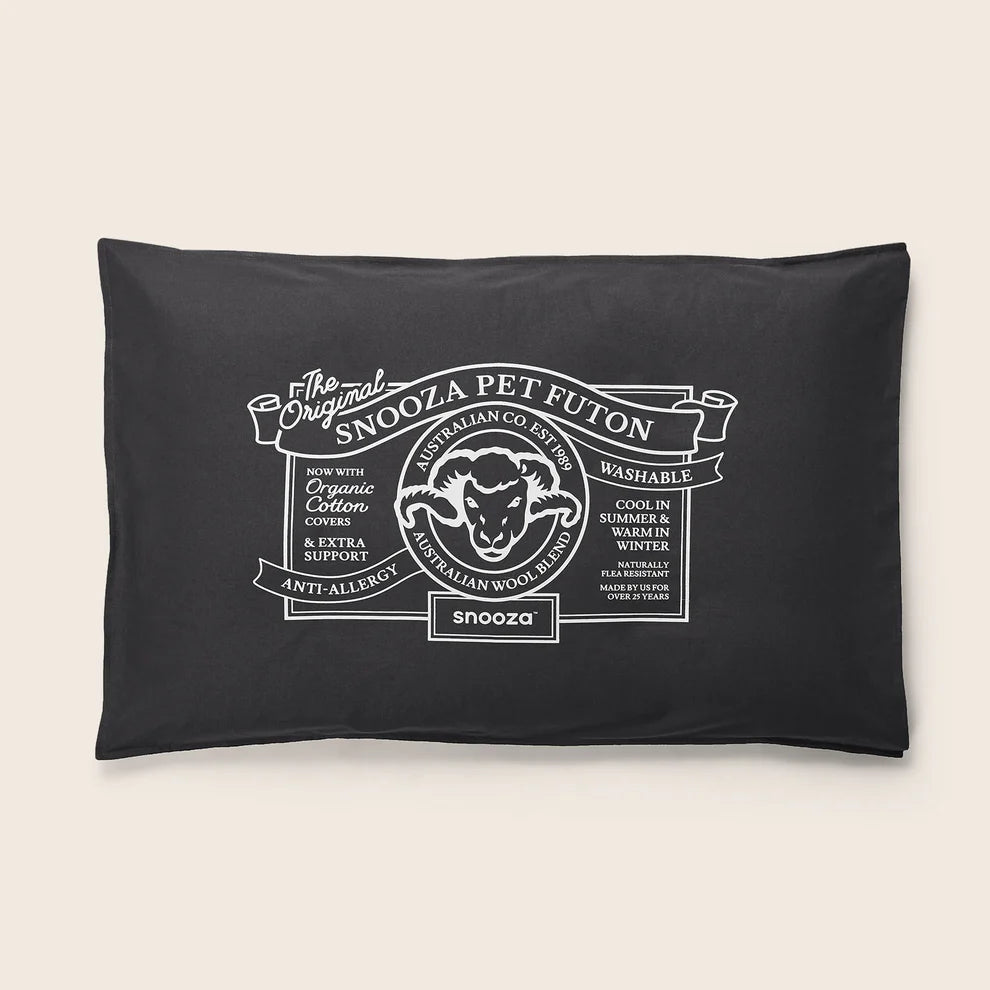 Snooza - Organic Pet Futon - Charcoal
