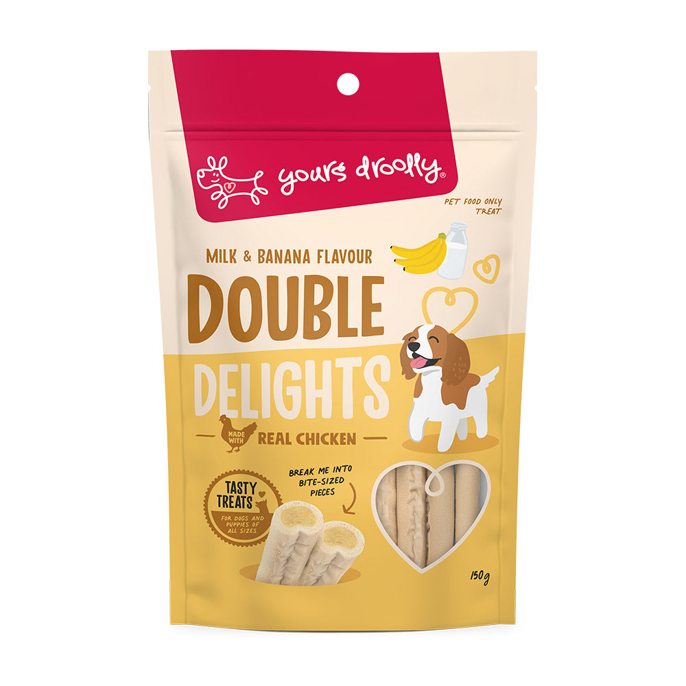 Yours Drooly - Double Delights - Milk & Banana