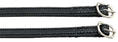 Load image into Gallery viewer, Aintree - Stitched Spur Straps 10mm - Black

