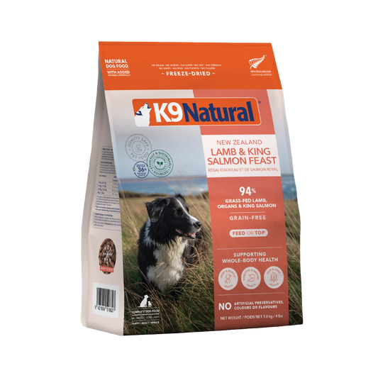 K9 Natural - Lamb & King Salmon Feast Freeze-Dried Dog Food