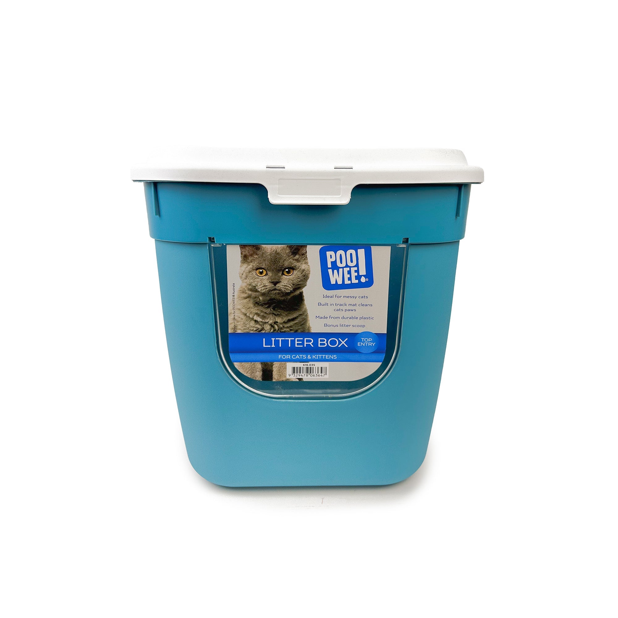 PooWee Dual Entry Litter Box